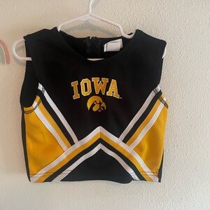 Iowa Hawkeye Cheerleading Top size 4T
